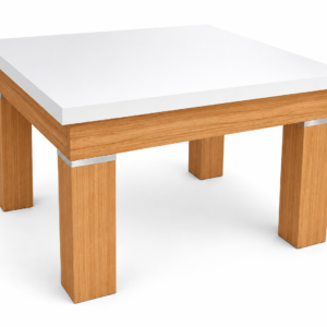 Mesa de Comedor Blanca y Madera – Diseño Moderno Elegante