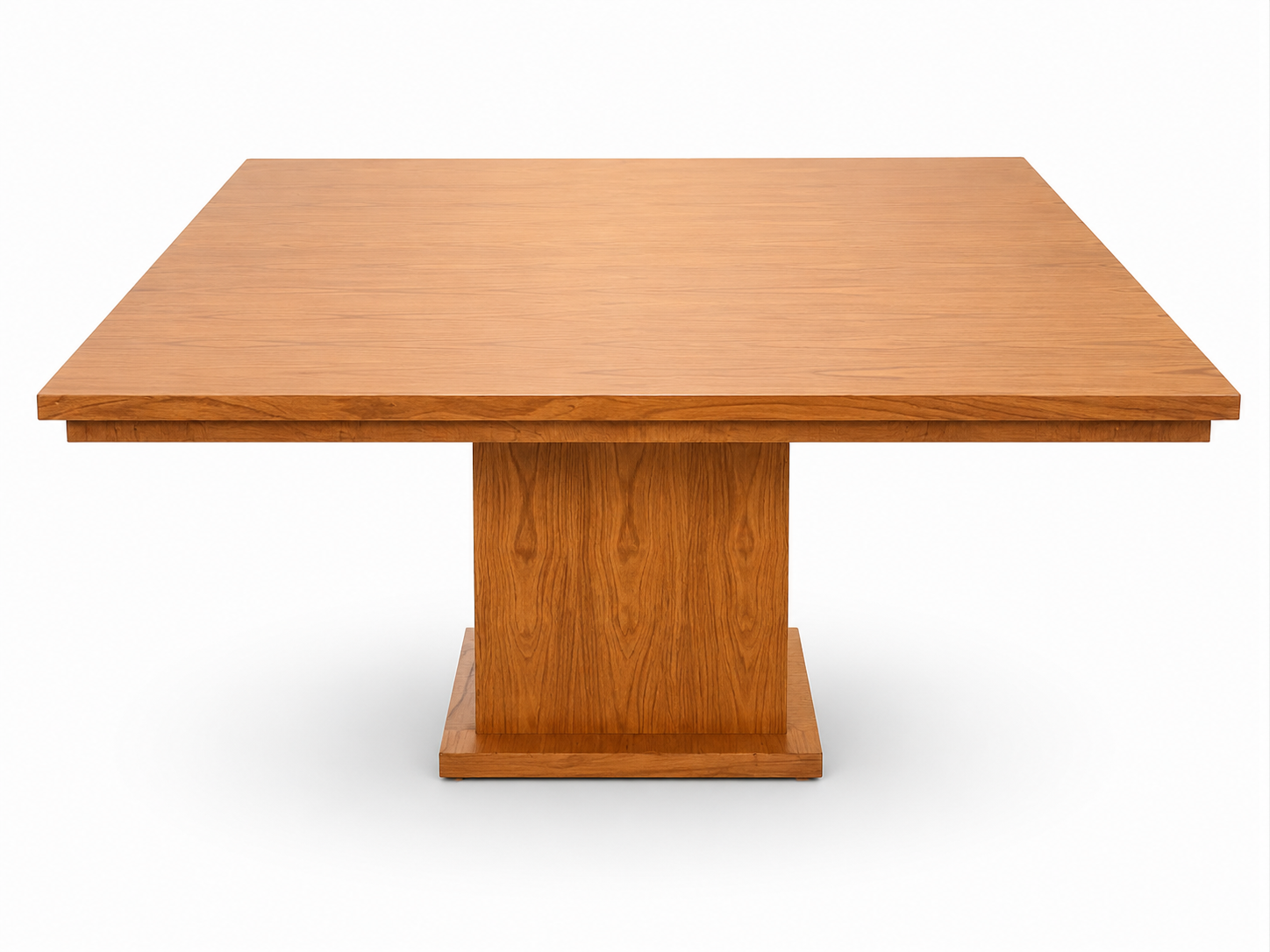 Mesa de Comedor Pedestal – Madera Natural