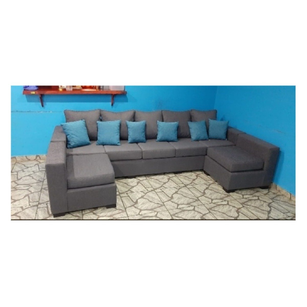 Sillón de cinco cuerpos con dos camastros